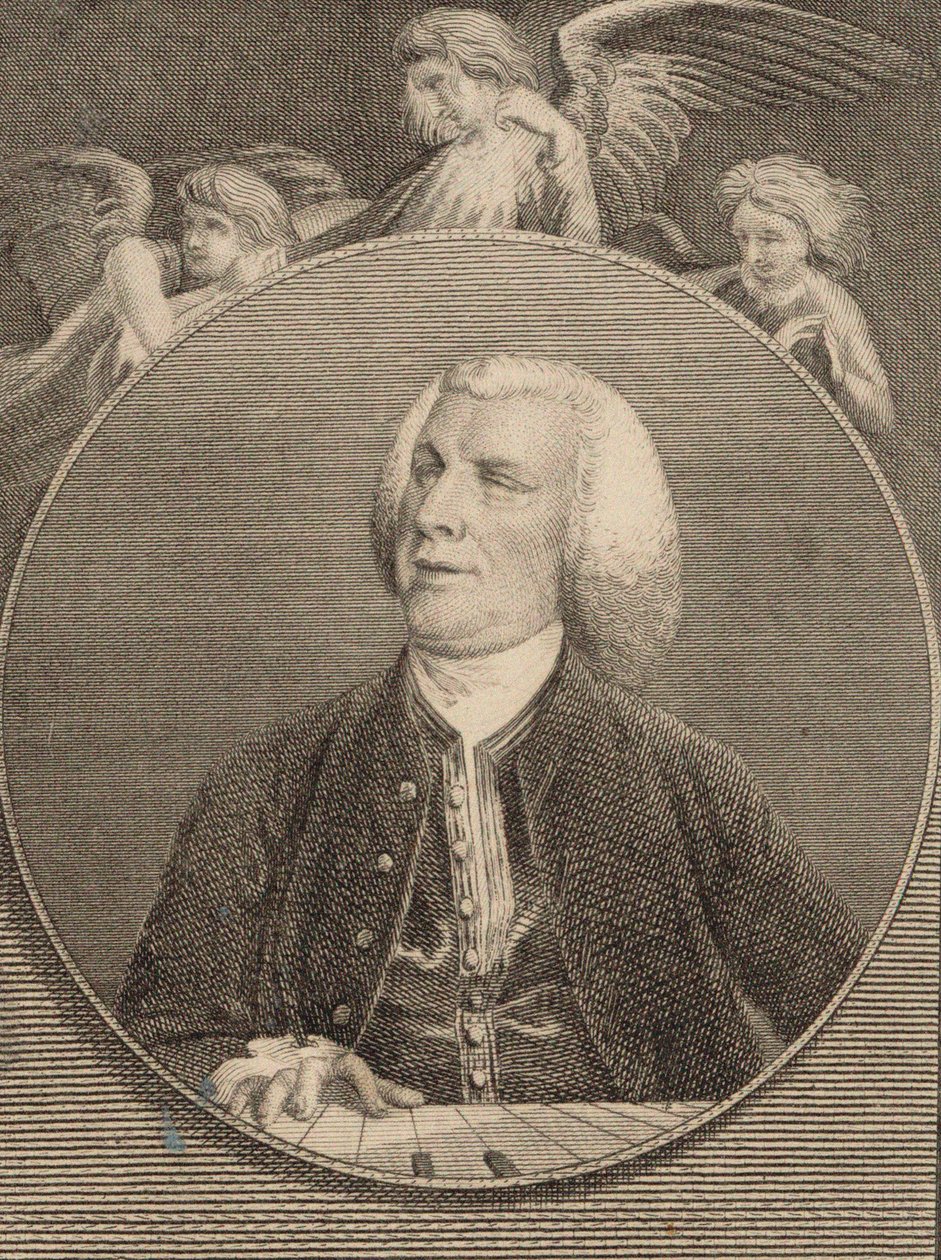 Portrait of the organist and composer John Stanley by Unbekannt