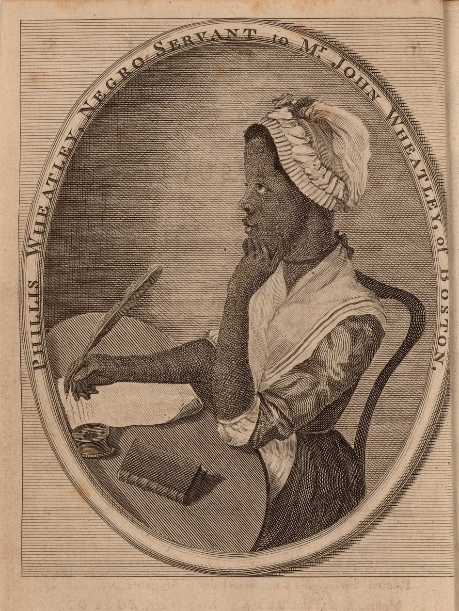Portrait of the Poet Phillis Wheatley by Unbekannt