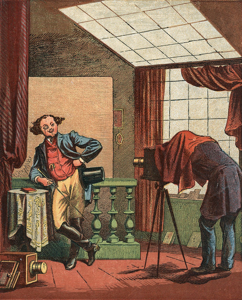 Portrait Photographers Studio, 1871 by Unbekannt