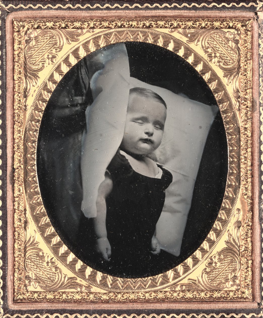 Post-Mortem on Pillow, Vertical, c. 1850 by Unbekannt