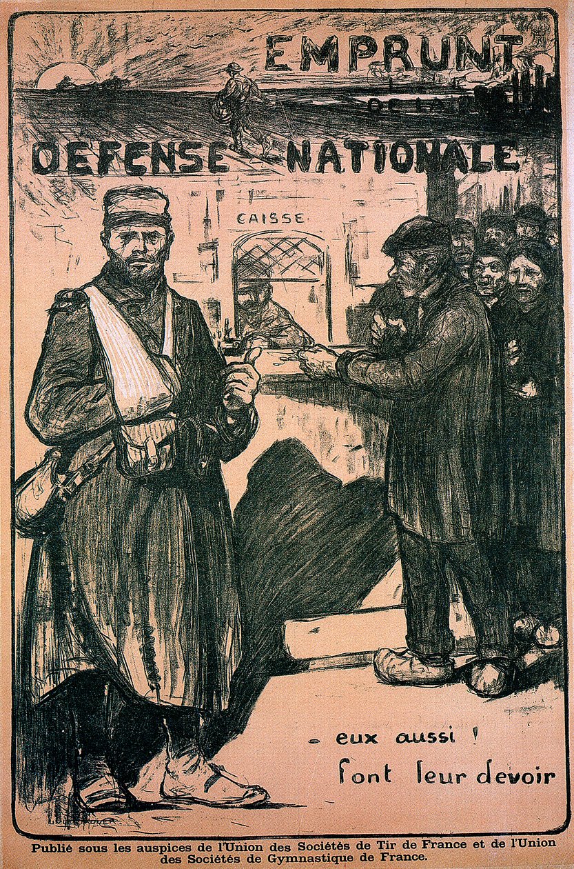 Poster Paying Tribute to the War Effort, French, World War I by Unbekannt