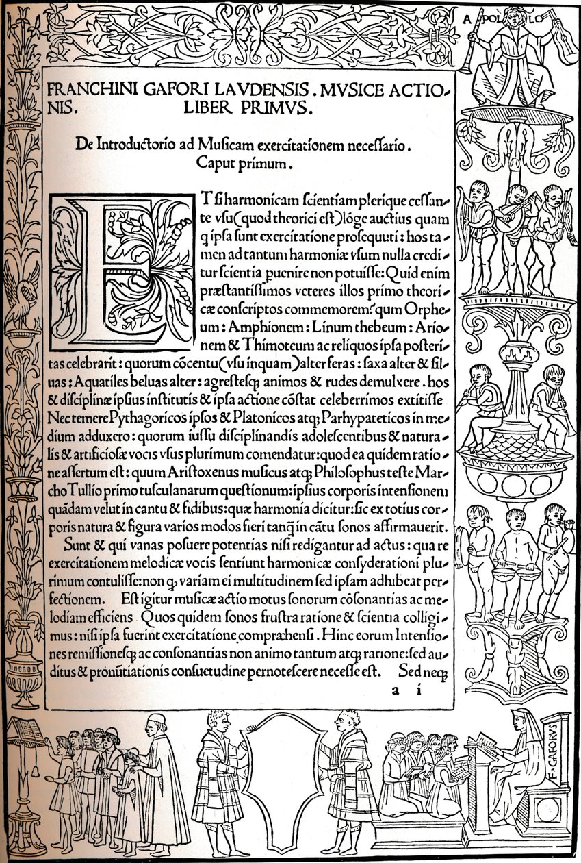 Practica Musicae, 1496, 1917 by Unbekannt