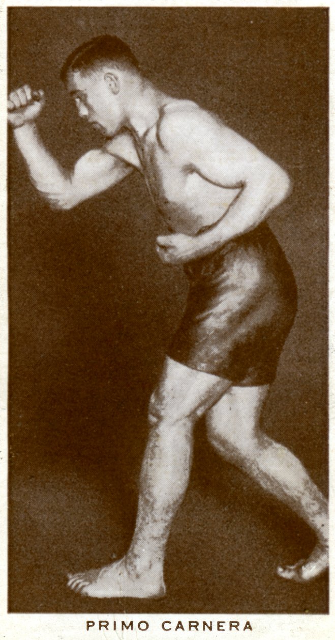 Primo Carnera, Italian boxer, 1938 by Unbekannt