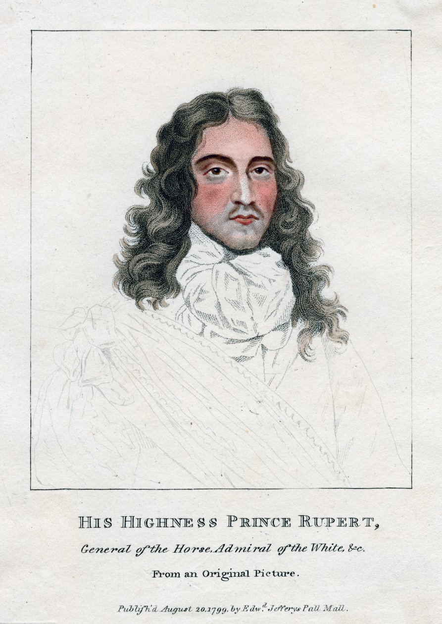 Prince Rupert of the Rhine, soldier and inventor by Unbekannt