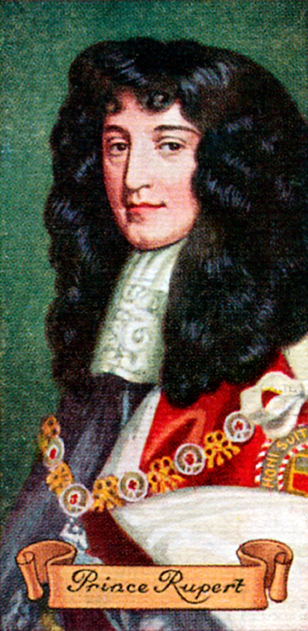 Prince Rupert, taken from a series of cigarette cards by Unbekannt