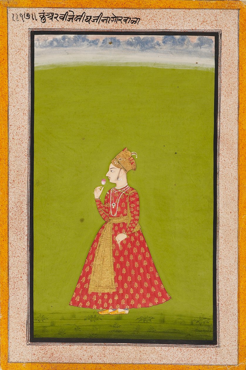 Prince Vijai Singh of Nagaur, son of Bakhat Singh by Unbekannt