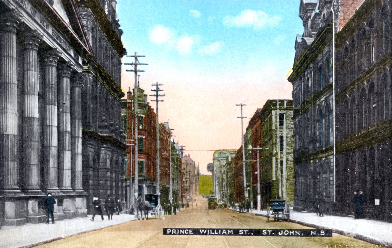 Prince William Street, Saint John, New Brunswick, Canada by Unbekannt