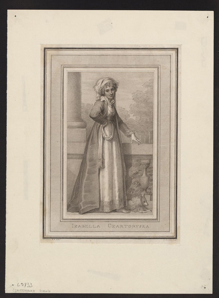 Princess Izabela Czartoryska, née Countess Fleming, 18th century by Unbekannt