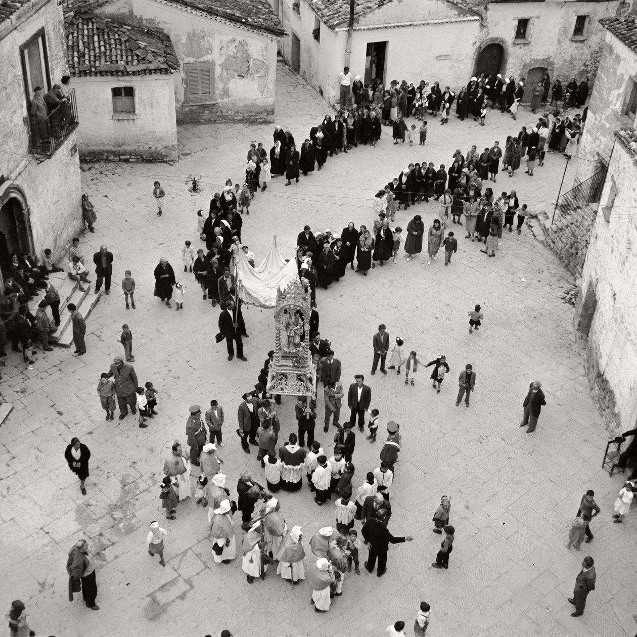 Procession of Flagellants, Albano di Lucania, Potenza, Basilicata, Italy by Unbekannt