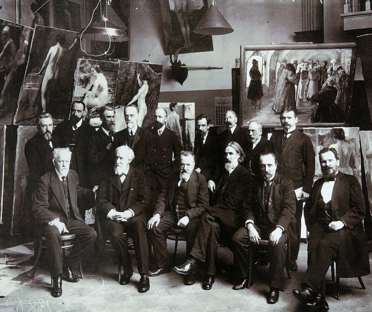 Professors of the Russian Academy of Arts by Unbekannt