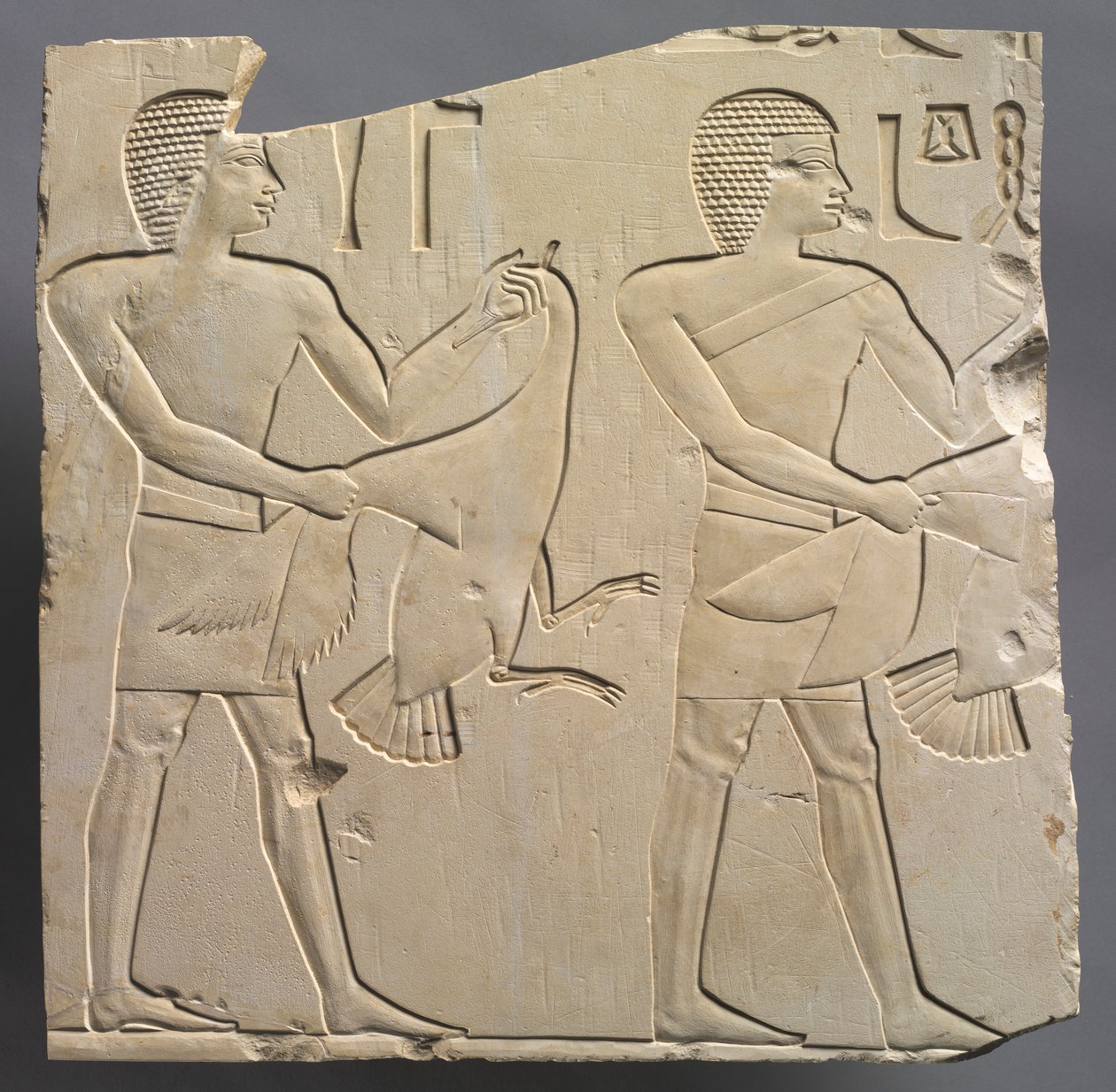 Prophet and Lector-Priest with Offerings of Live Geese by Unbekannt