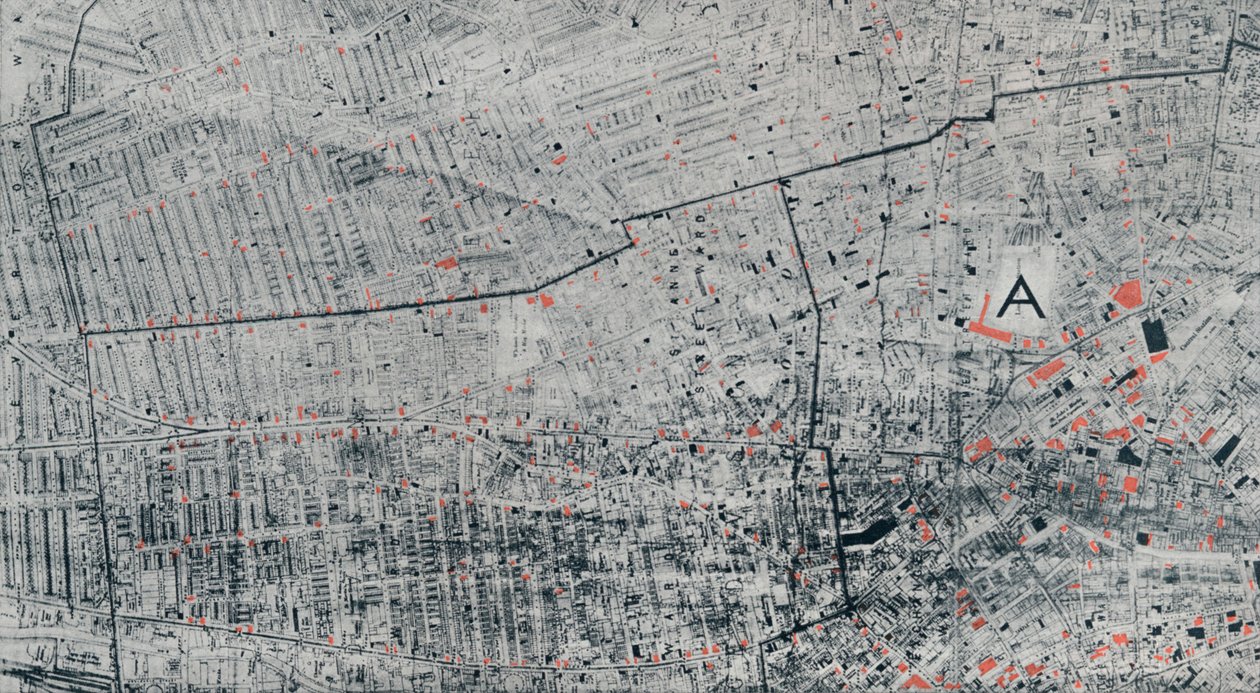 Public House Map of Liverpool, c1910 by Unbekannt