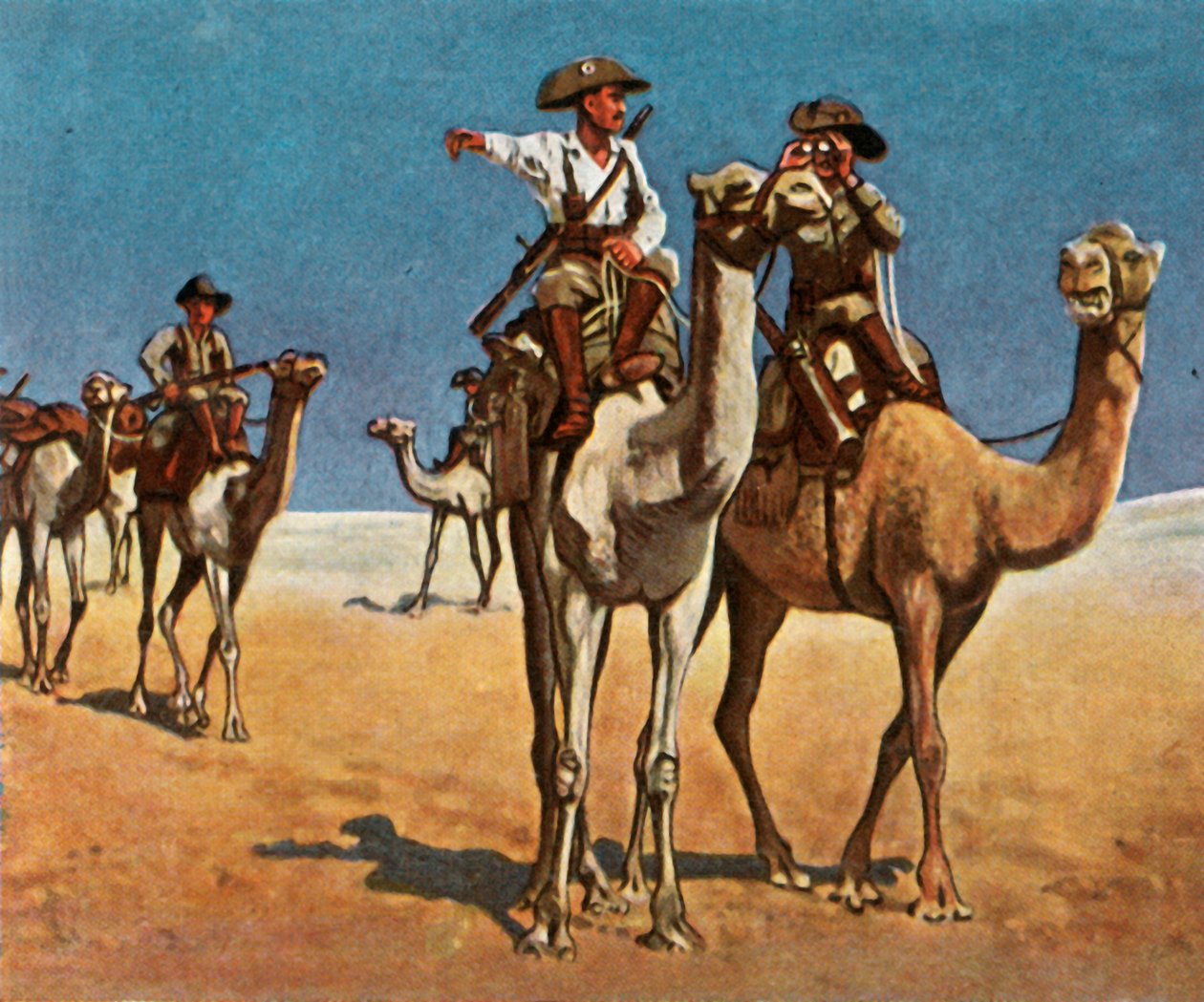Pursuing the Simon-Copper-Hottentotts in the Kalahari Desert, 16 March 1908 by Unbekannt