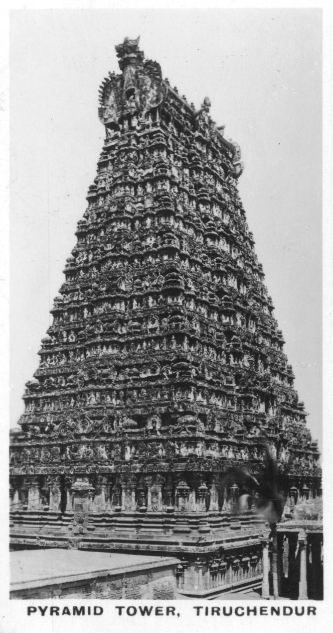 Pyramid Tower, Tiruchendur, Tamil Nadu, India by Unbekannt