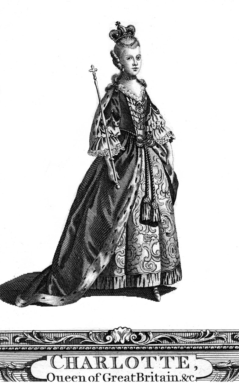 Queen Charlotte, queen consort of George III of the United Kingdom by Unbekannt