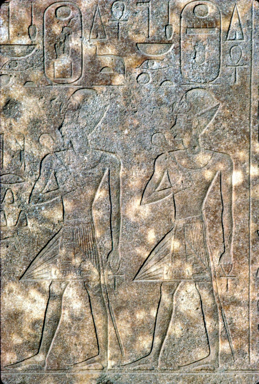 Queen Hatshepsut and her co-regent Pharaoh Thutmosis III, 18th Dynasty by Unbekannt