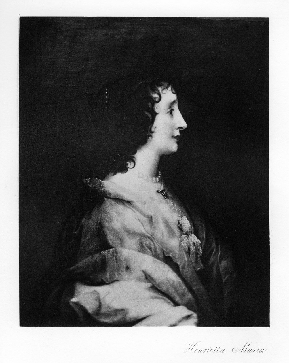 Queen Henrietta Maria, Queen Consort of England, Scotland and Ireland by Unbekannt