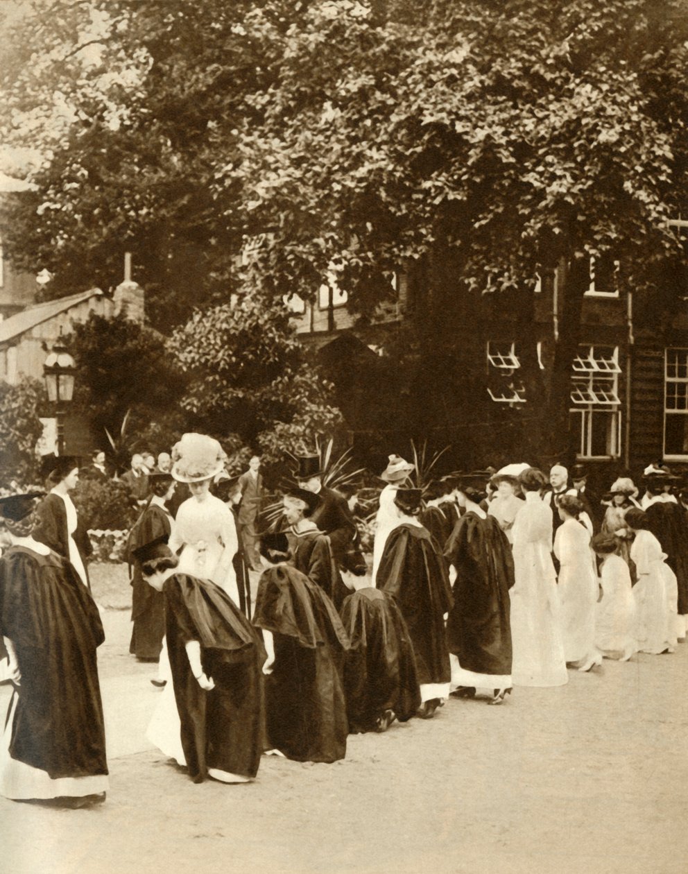 Queen Mary at Bedford College, London by Unbekannt