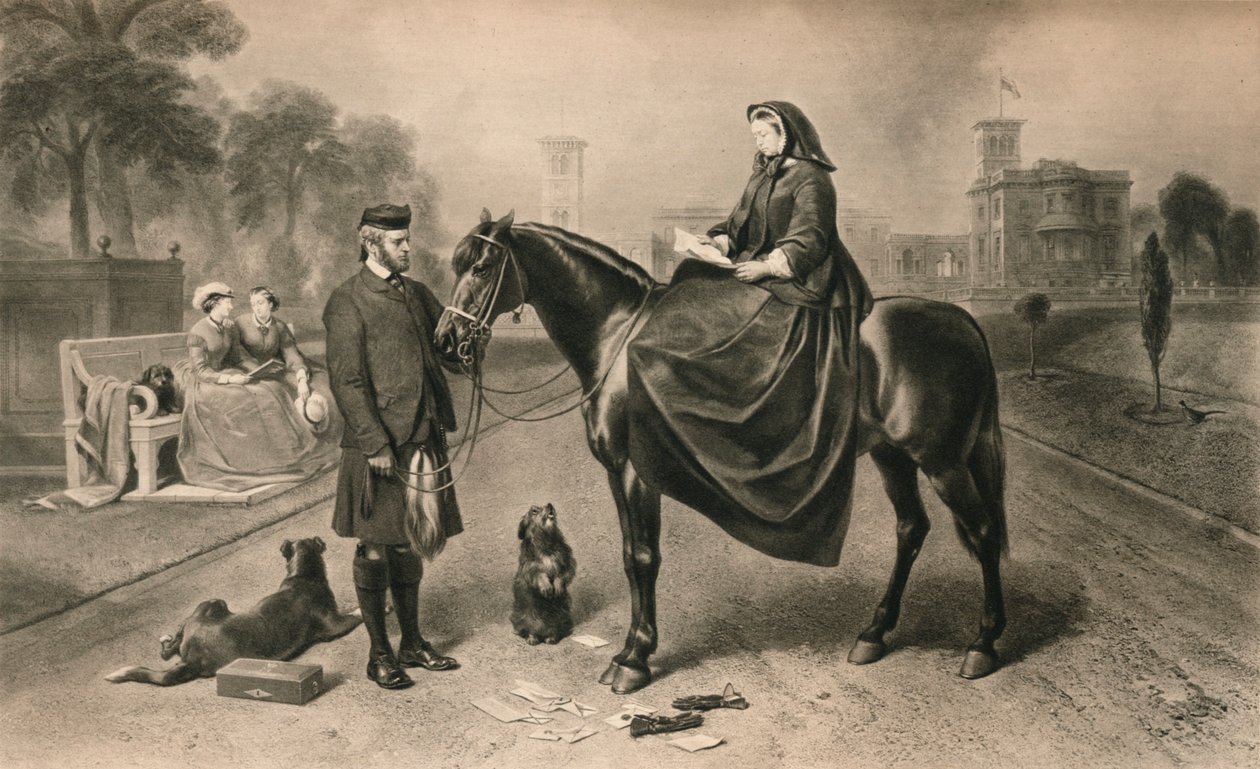 Queen Victoria at Osborne House, 1865-1906 by Unbekannt