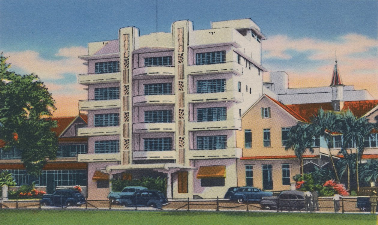 Queens Park Hotel, Port of Spain, Trinidad, B.W.I., c1940s by Unbekannt