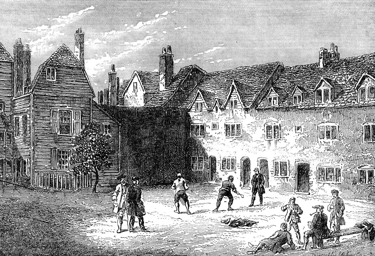 Racquet Court, the Marshalsea Prison by Unbekannt
