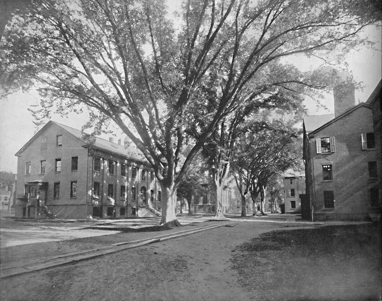 Reading Hall and Treasury, Yale College, New Haven, Conn. by Unbekannt