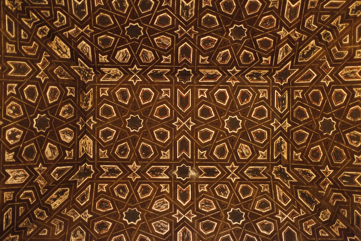 Real Alcazar de Sevilla - ceiling decoration, Seville, Spain by Unbekannt