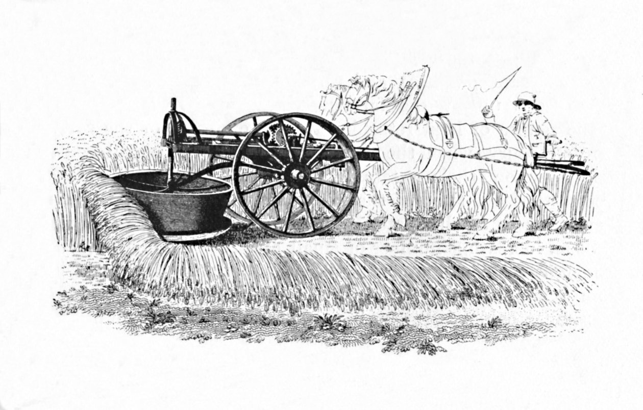 Reaping Machine Invented by James Smith of Deanston