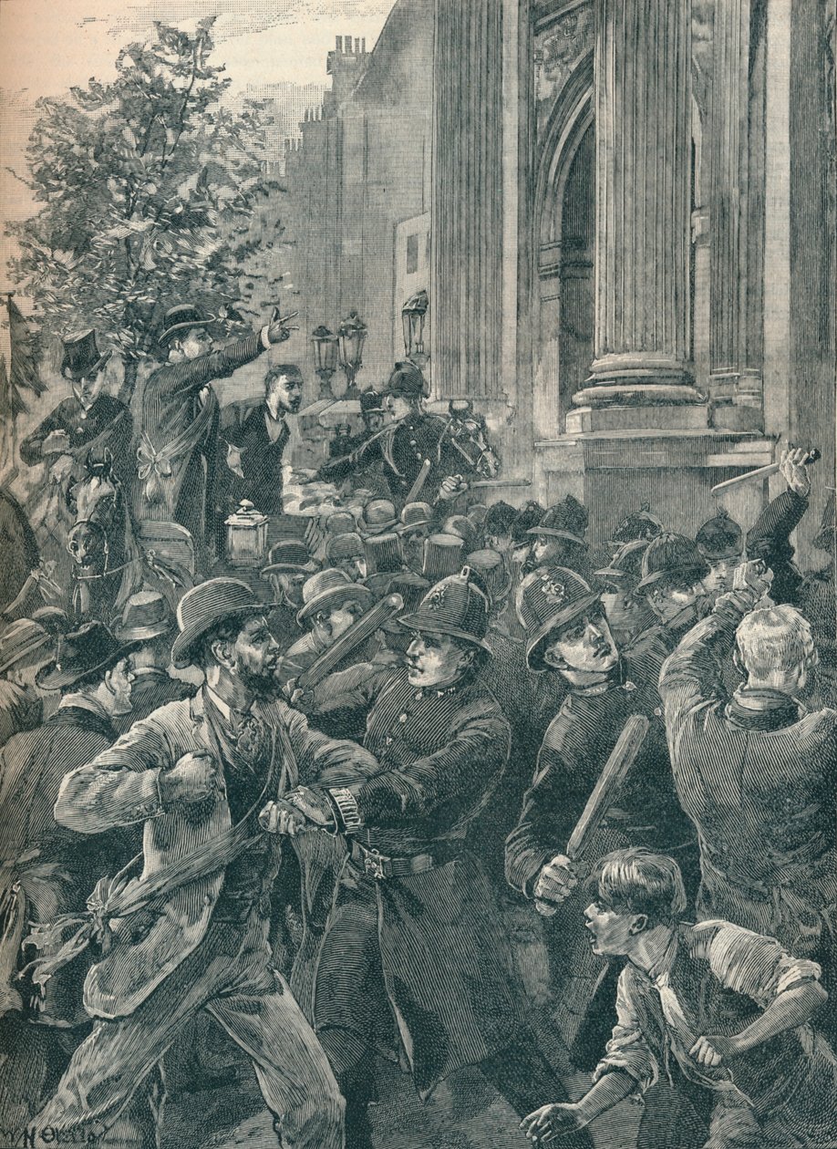 Reform Leaguers at Marble Arch, London, 1866 by Unbekannt
