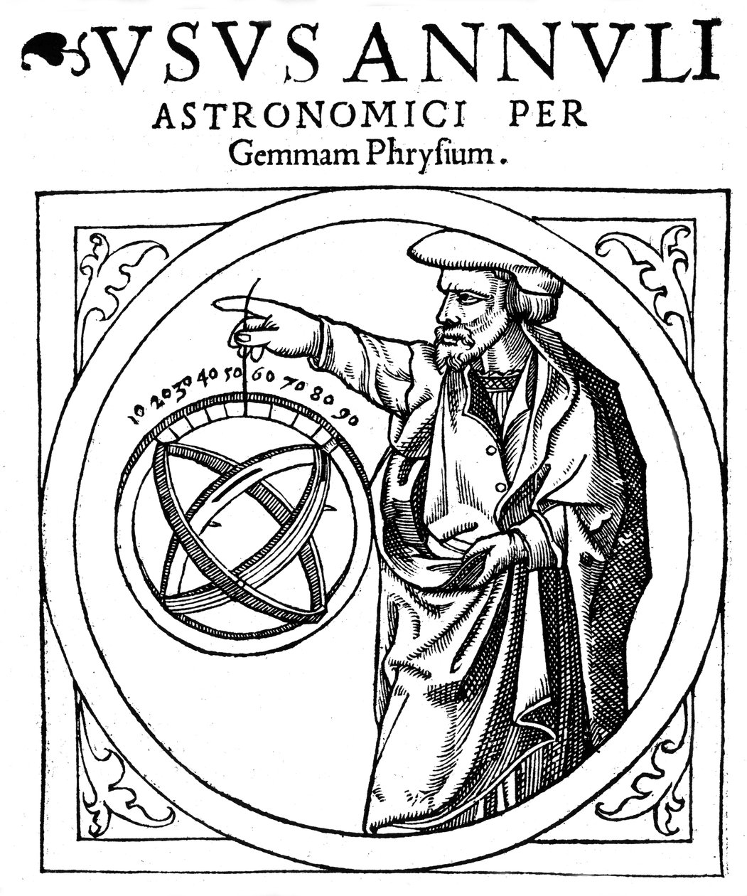 Reiner Gemma Frisius, Dutch astronomer, geographer, cartographer and mathematician, 1539 by Unbekannt
