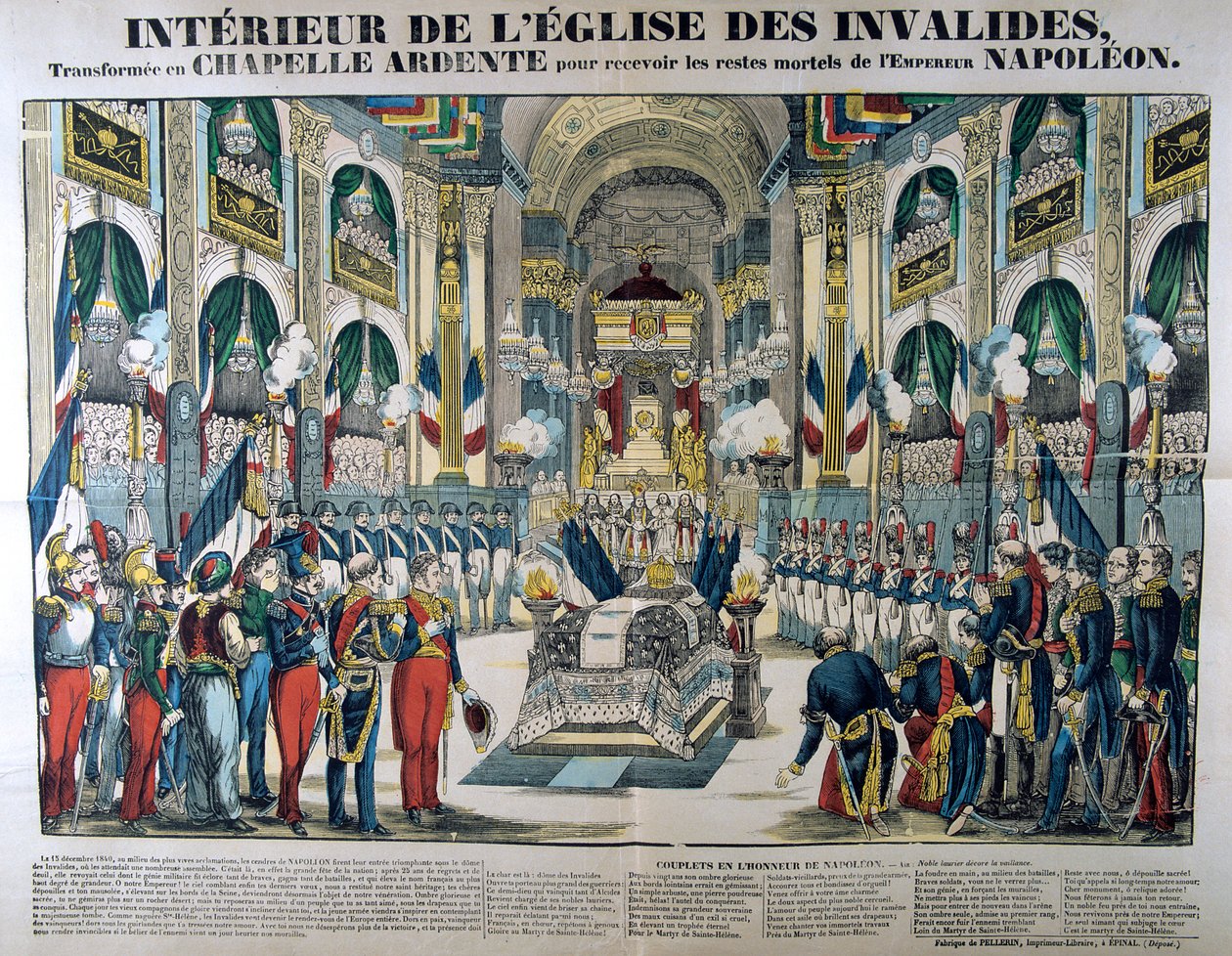 Remains of Napoleon I are Brought to Les Invalides in Paris, 15th December, 1840, 19th Century by Unbekannt