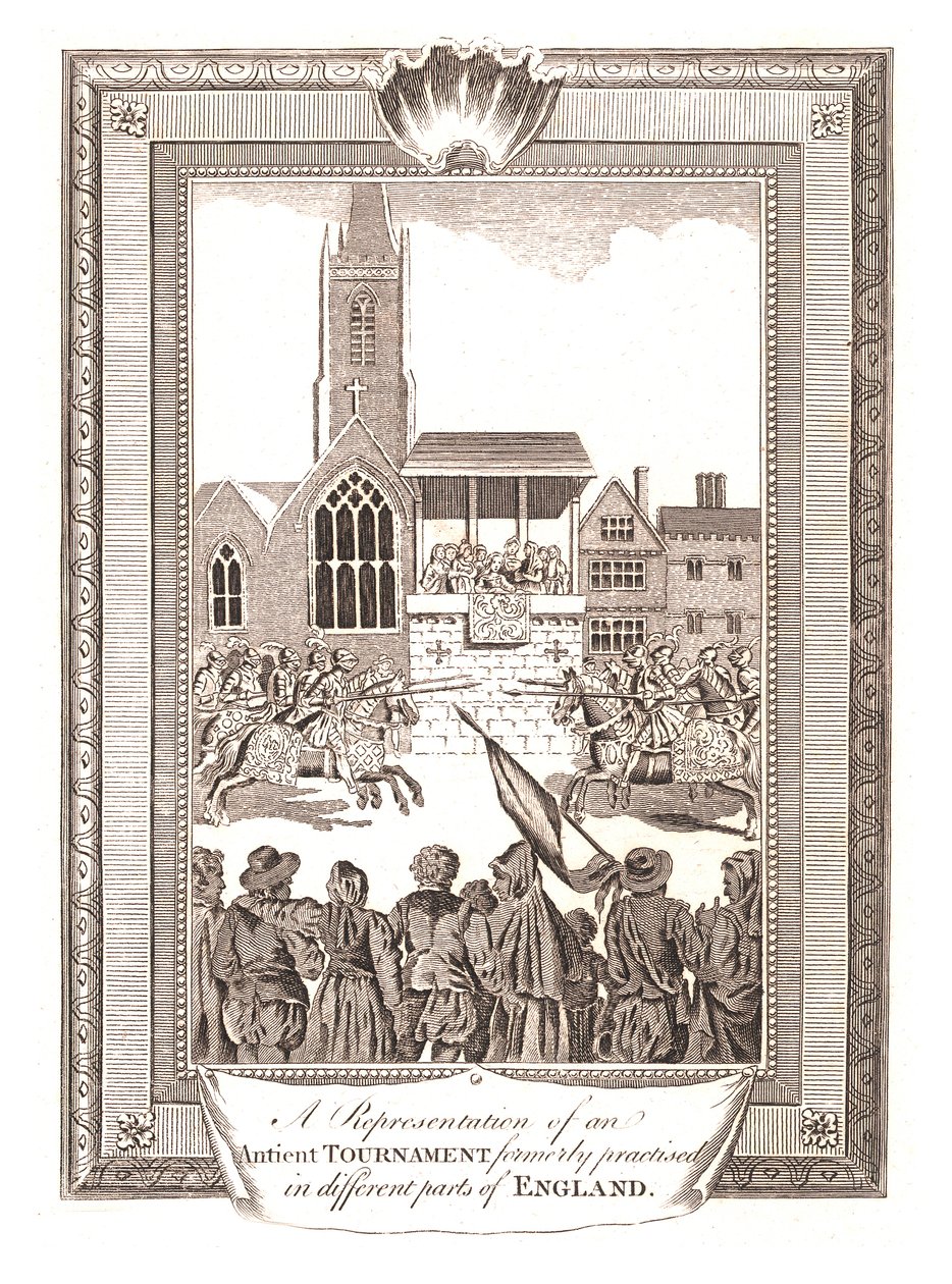 Representations of an Ancient Tournament Practised in Different Parts of England by Unbekannt