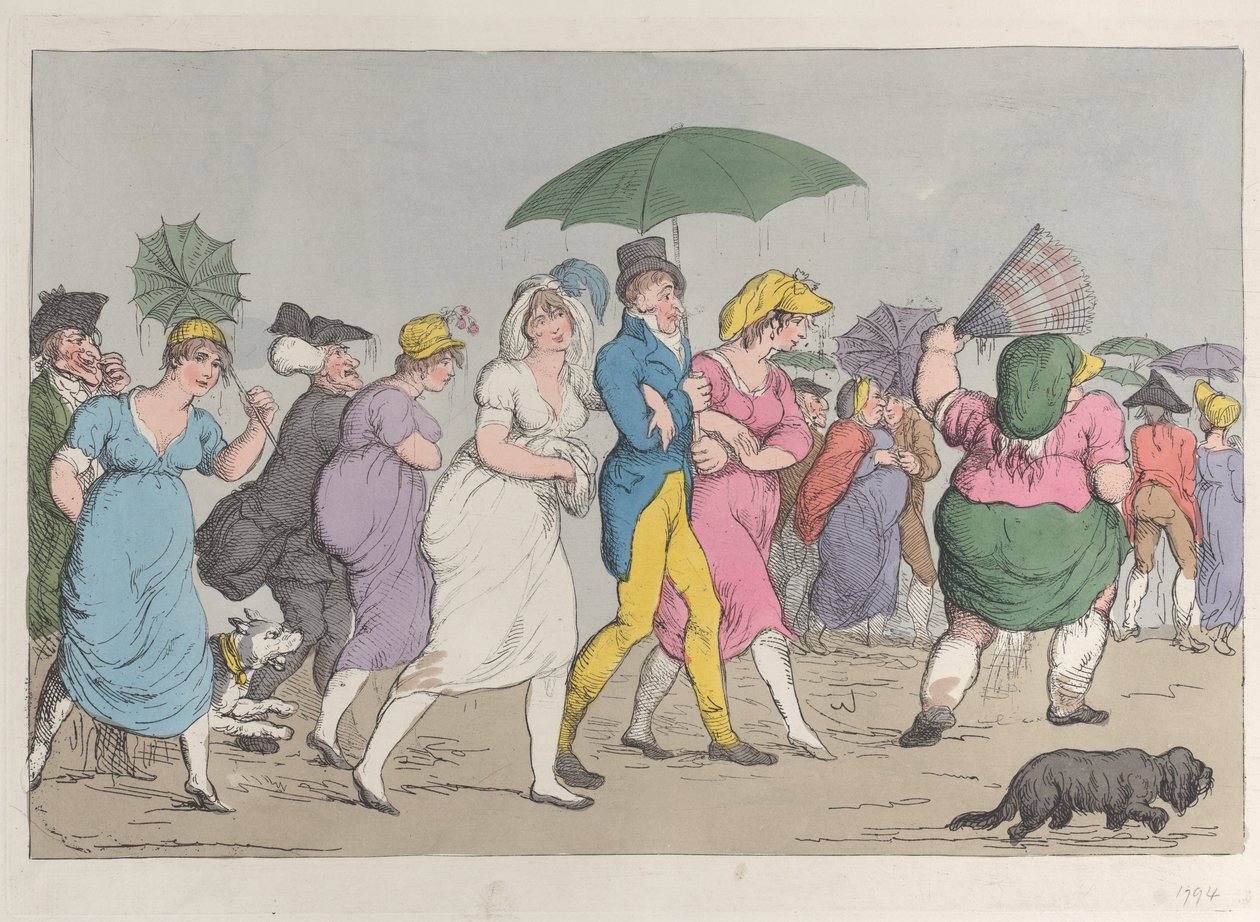 Returning from the Review Loyal Ducking, June 1800 by Unbekannt