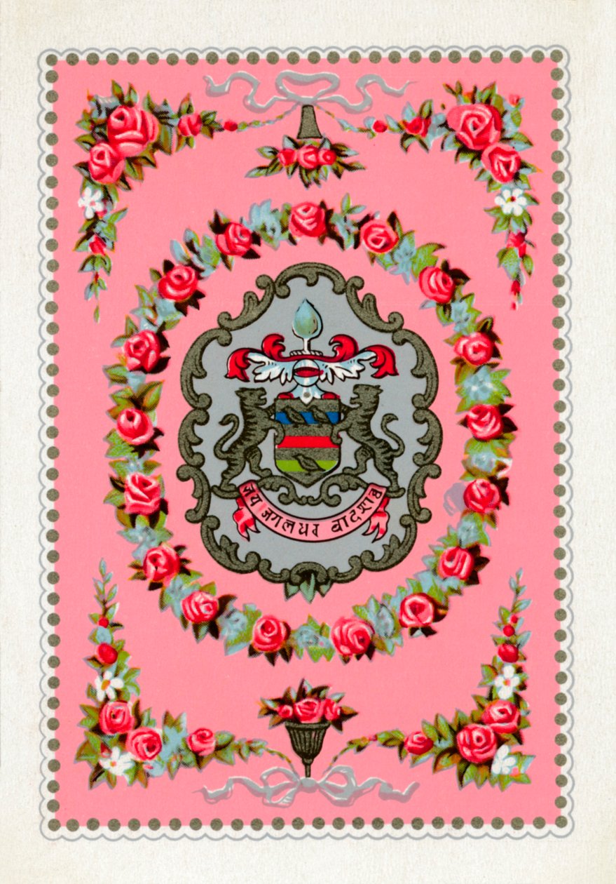 Reverse from a Deck of Goodall & Son Ltd. Playing Cards