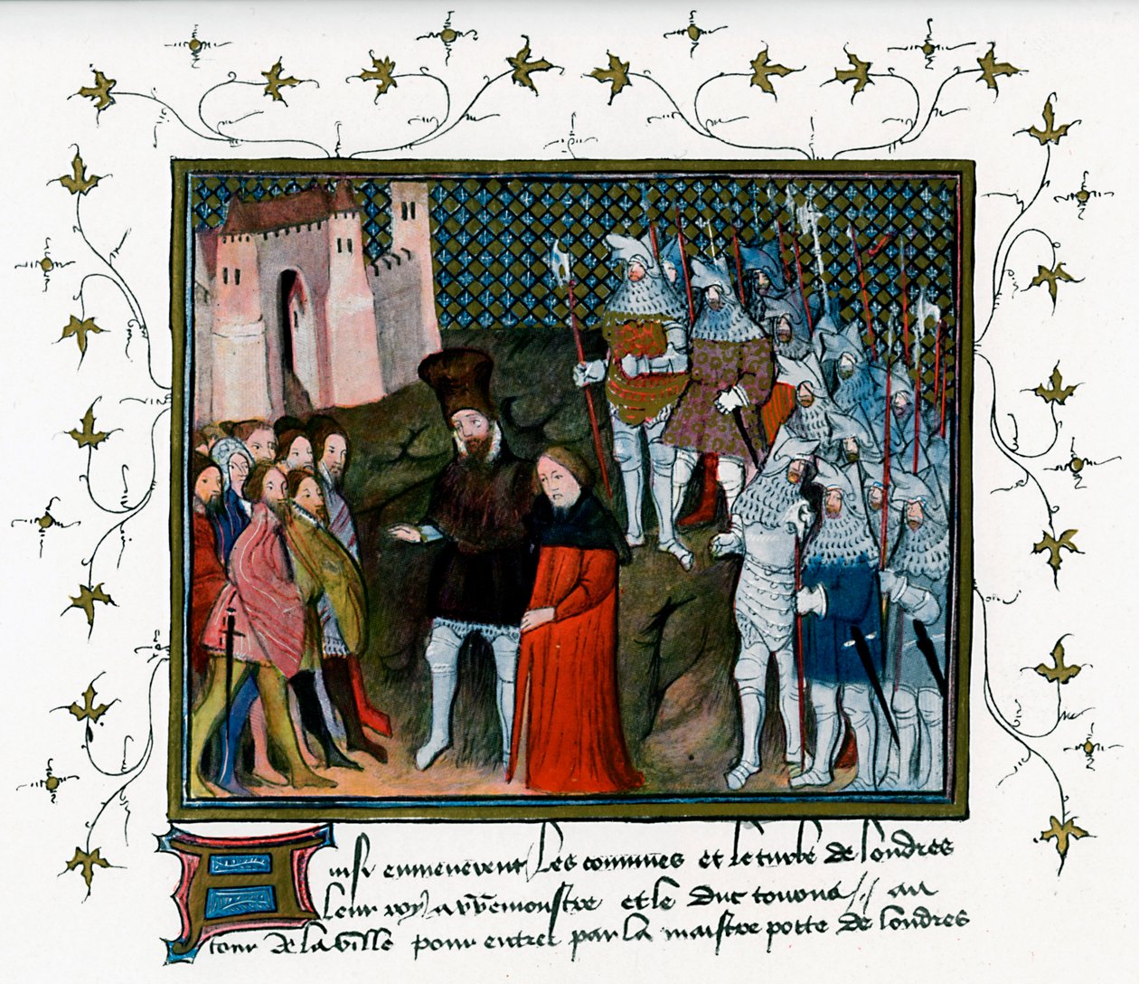 Richard II Delivered by Bolingbroke to the Citizens of London, 1399 by Unbekannt