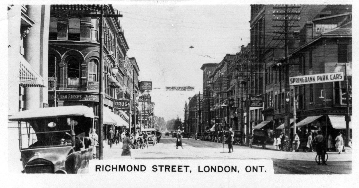 Richmond Street, London, Southwestern Ontario, Canada, c1920s by Unbekannt