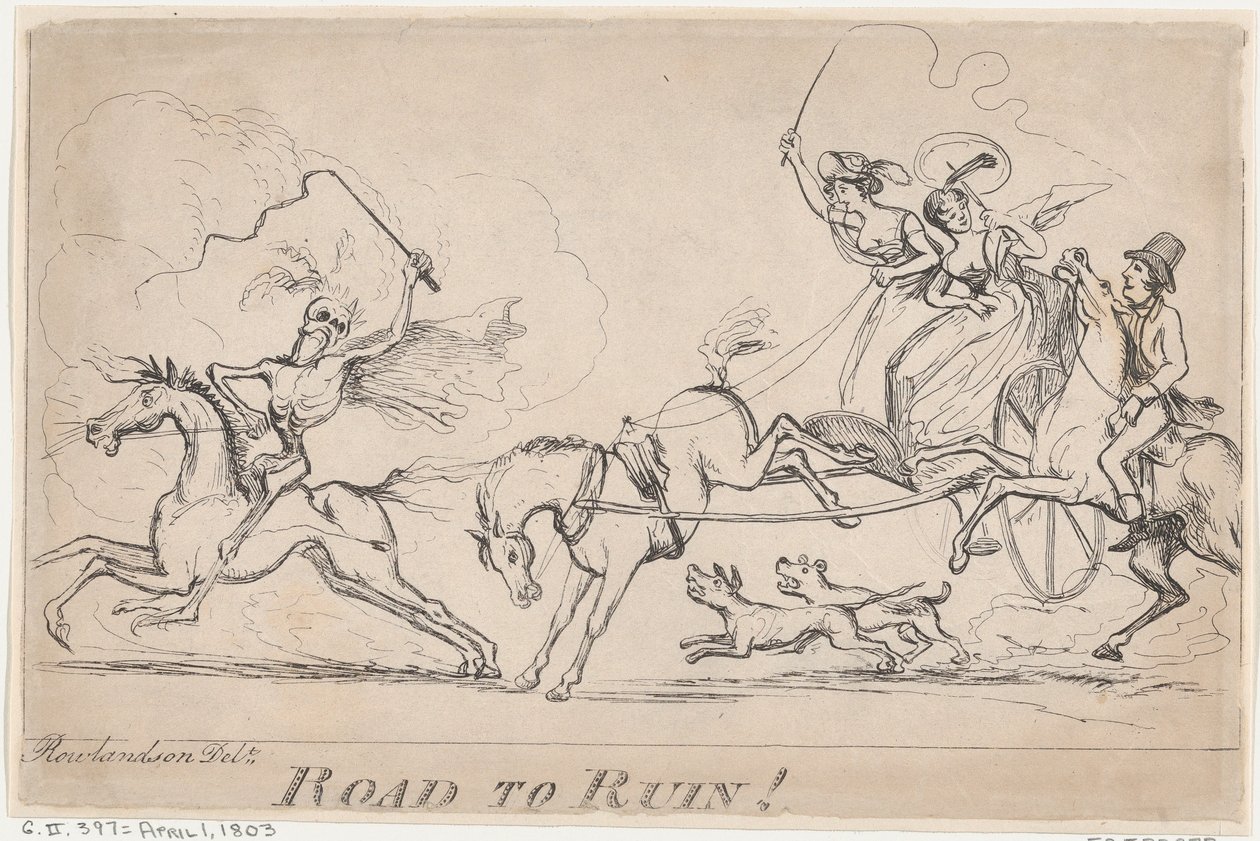 Road to Ruin!, April 1, 1803 by Unbekannt