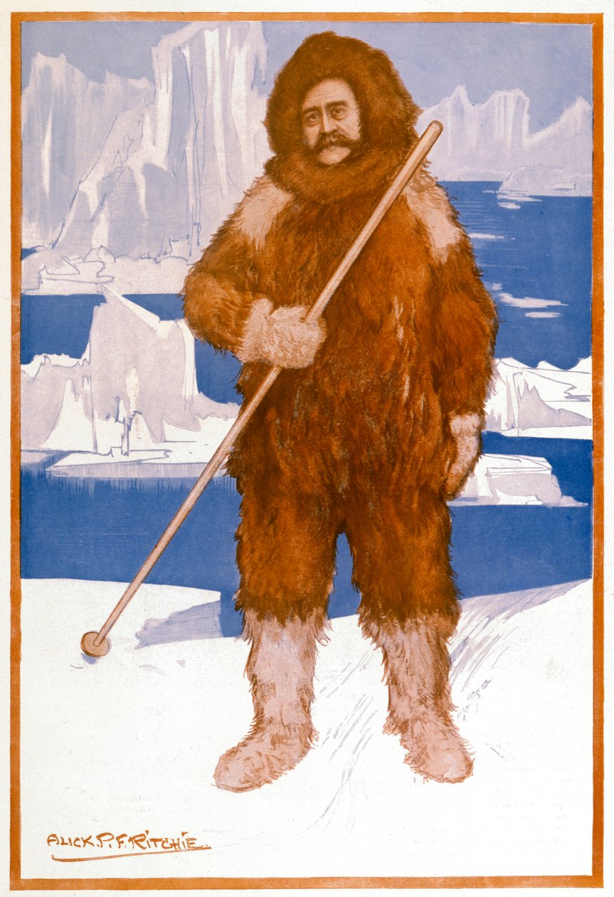 Robert Edwin Peary, American Naval Officer and Explorer, 1909 by Unbekannt