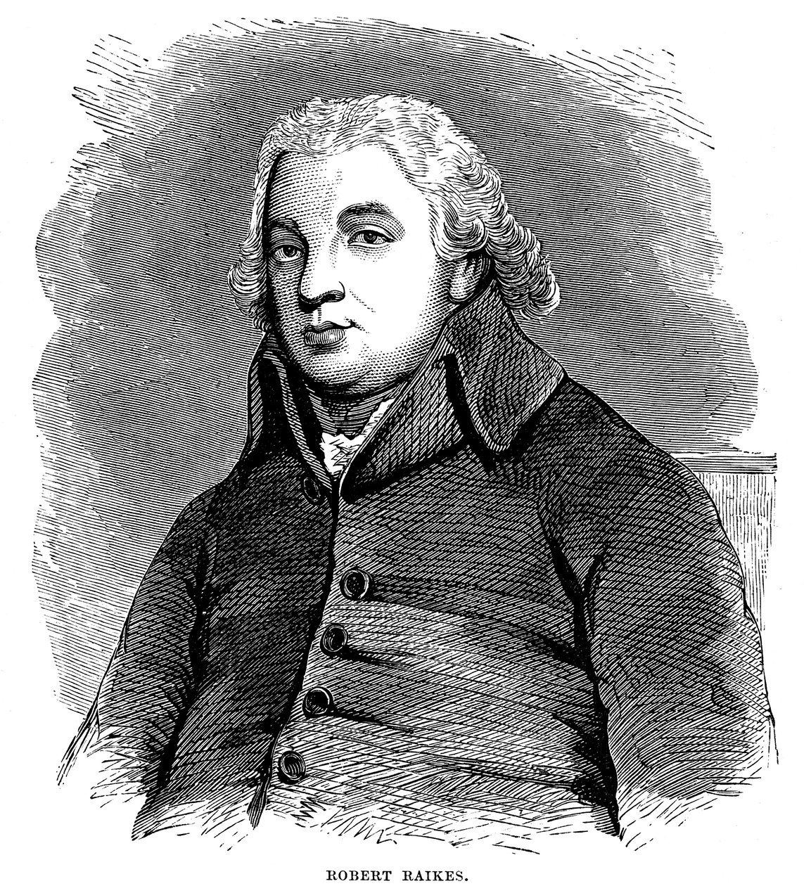 Robert Raikes, English philanthropist and publisher by Unbekannt