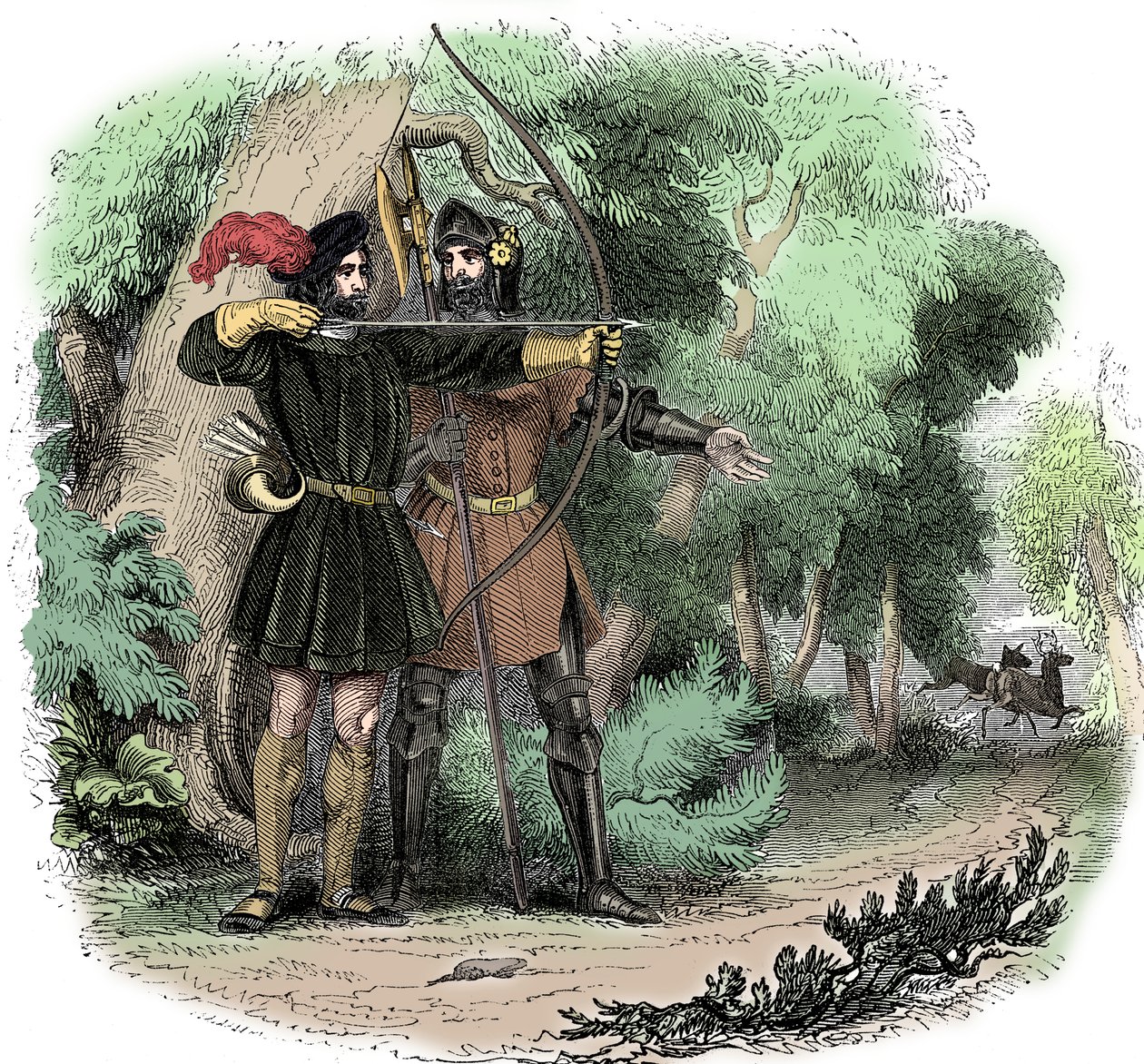 Robin Hood, Legendary English Folk Hero and Outlaw and Champion of the Poor, Early 19th Century by Unbekannt
