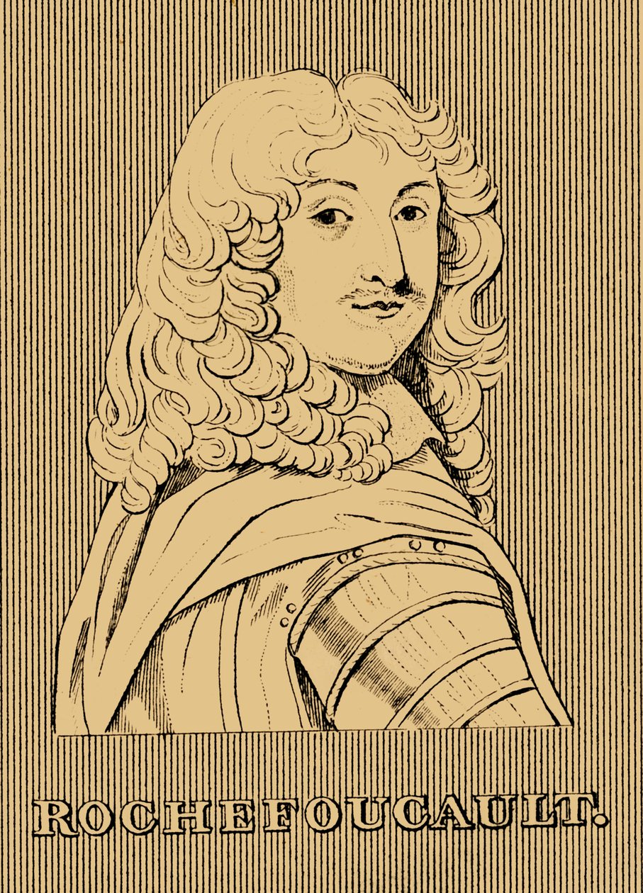 Rochefoucault, 1613-1680 by Unbekannt