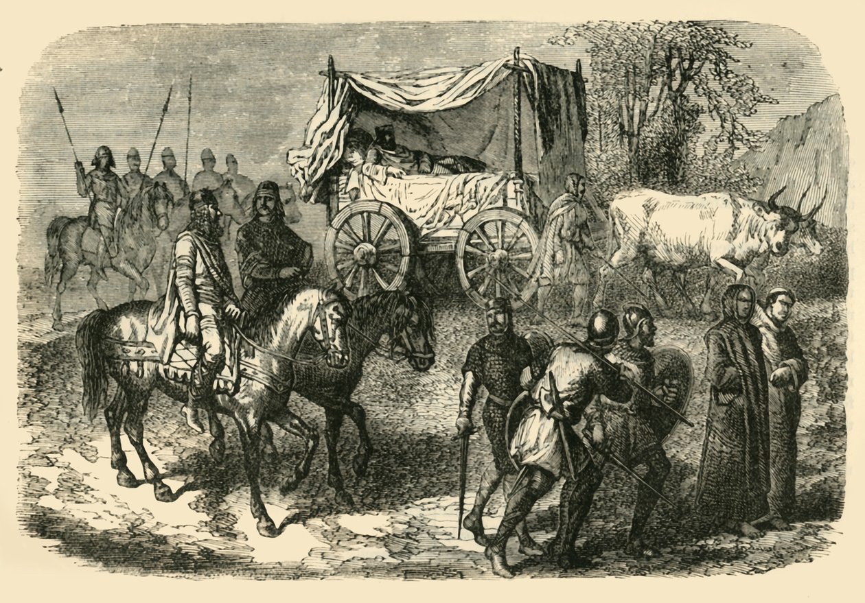Roi Faineant Royal Sluggard of the Merovingian Race, 7th century, 1890 by Unbekannt