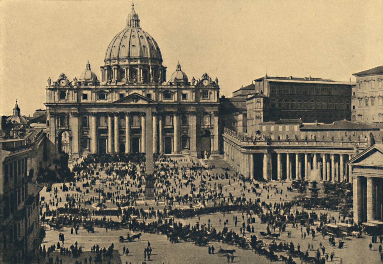 Facade and Dome of St. Peter