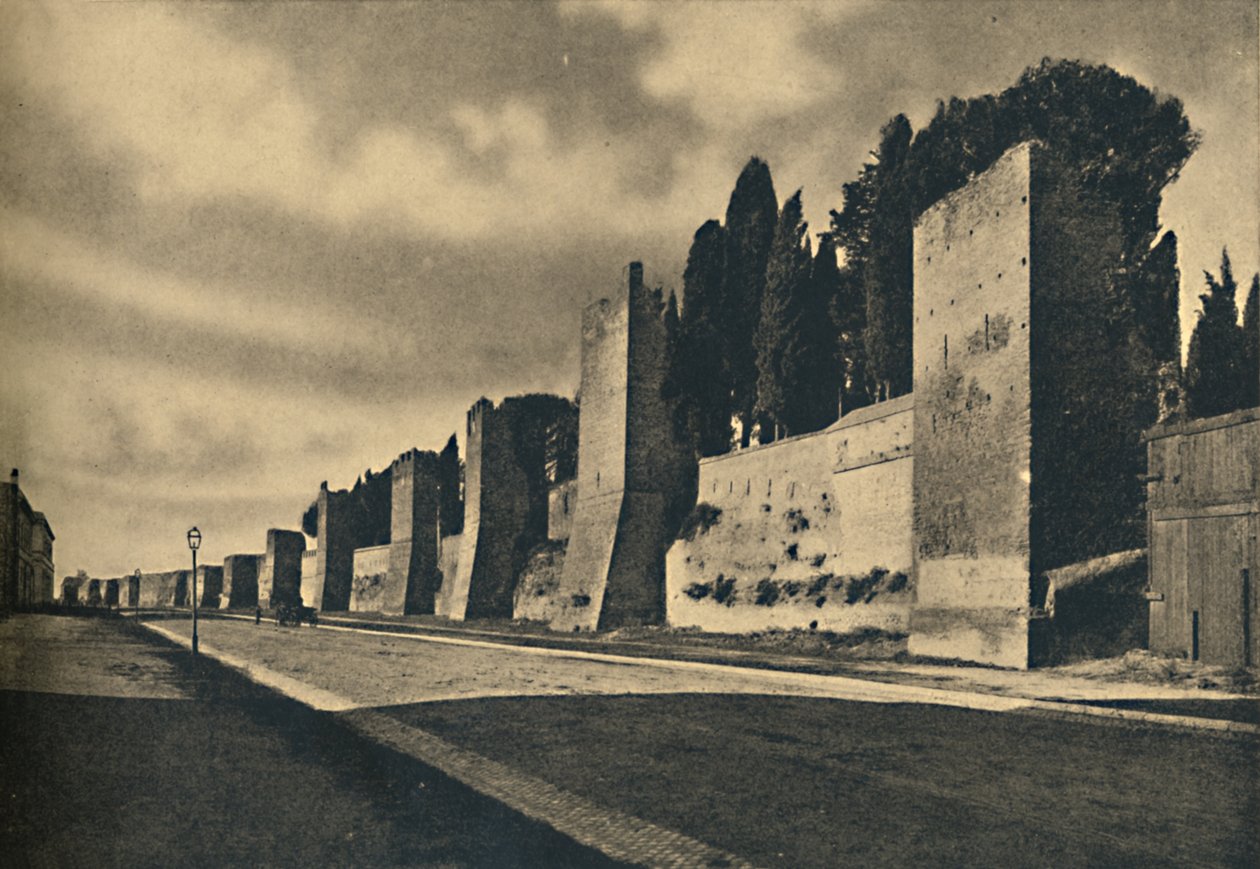 Roma - The Aurelian Wall by Unbekannt