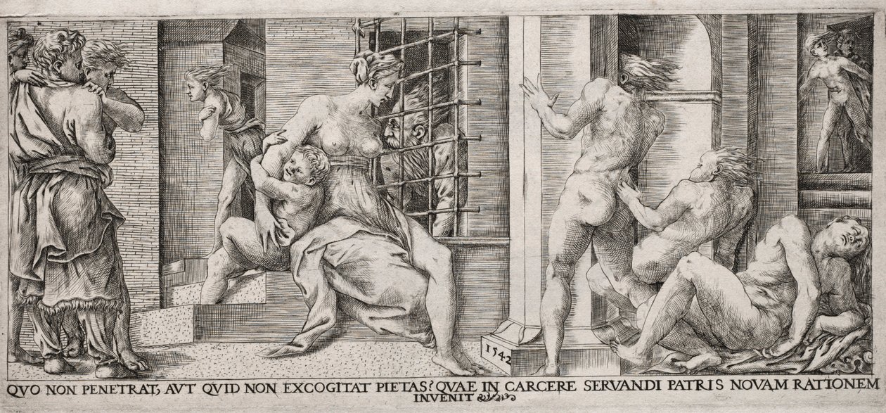 Roman Charity by Unbekannt