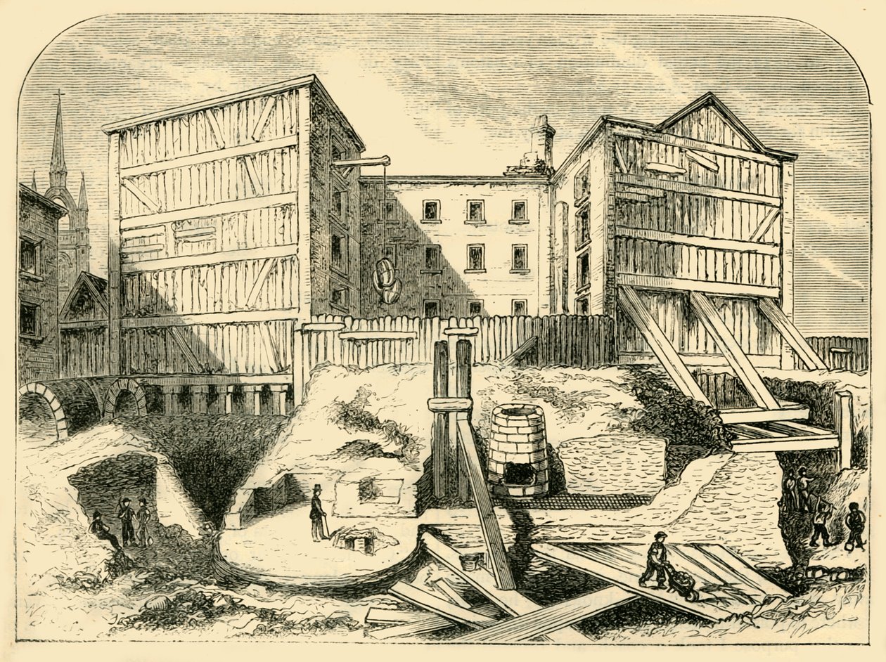 Roman Remains Found in Billingsgate by Unbekannt