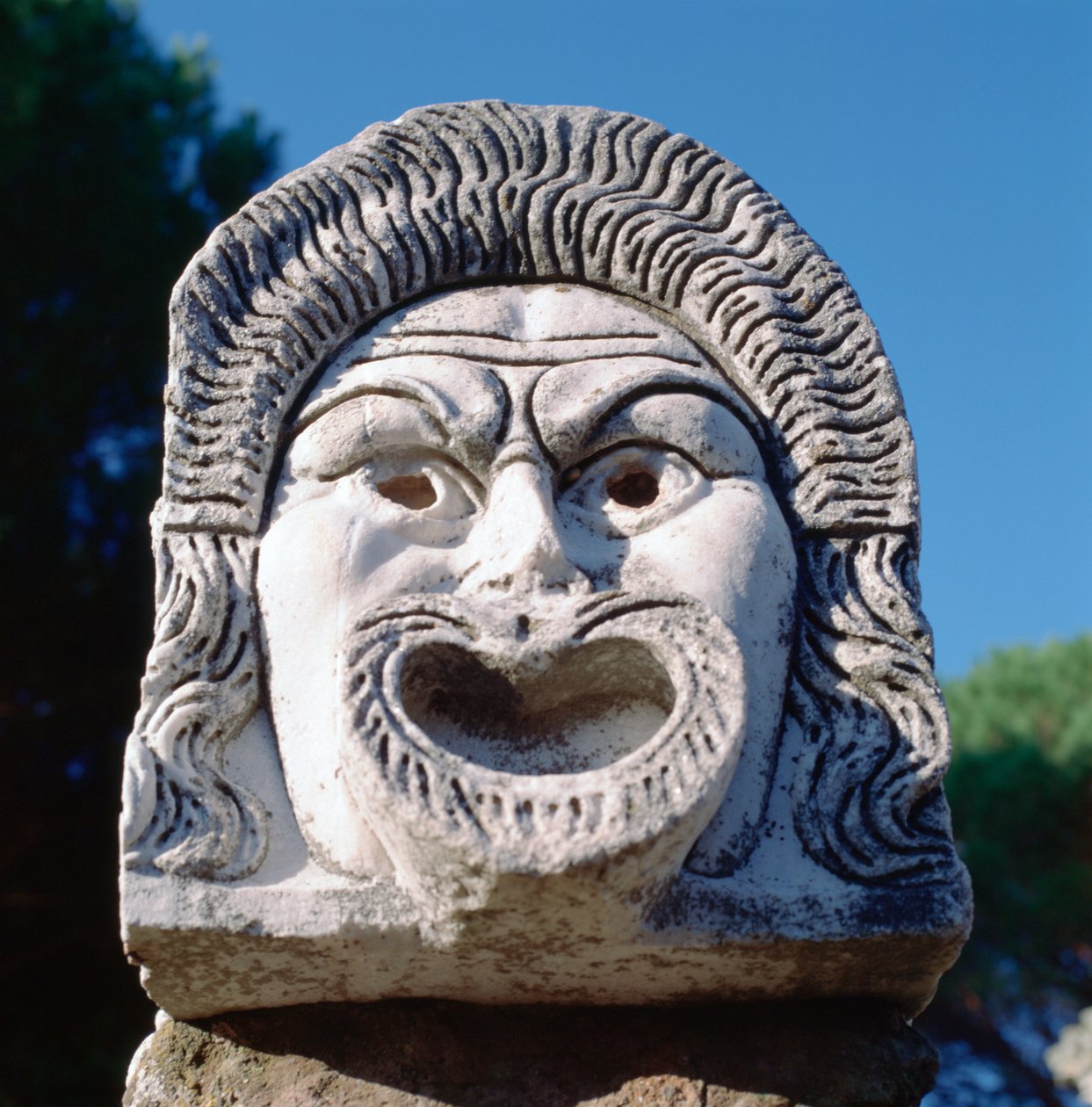 Roman amphitheatre carving by Unbekannt