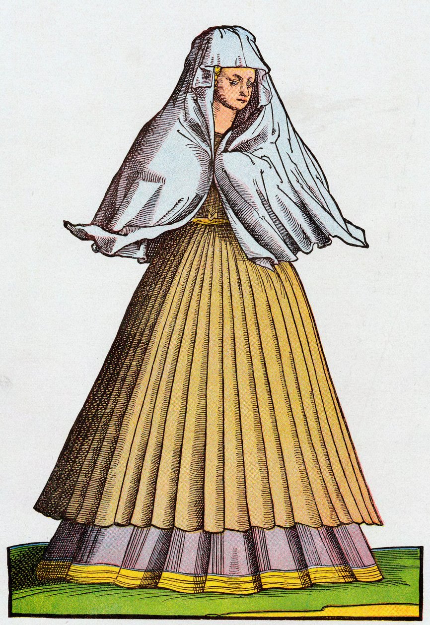 Roman Prostitute or Courtesan in Street Dress by Unbekannt