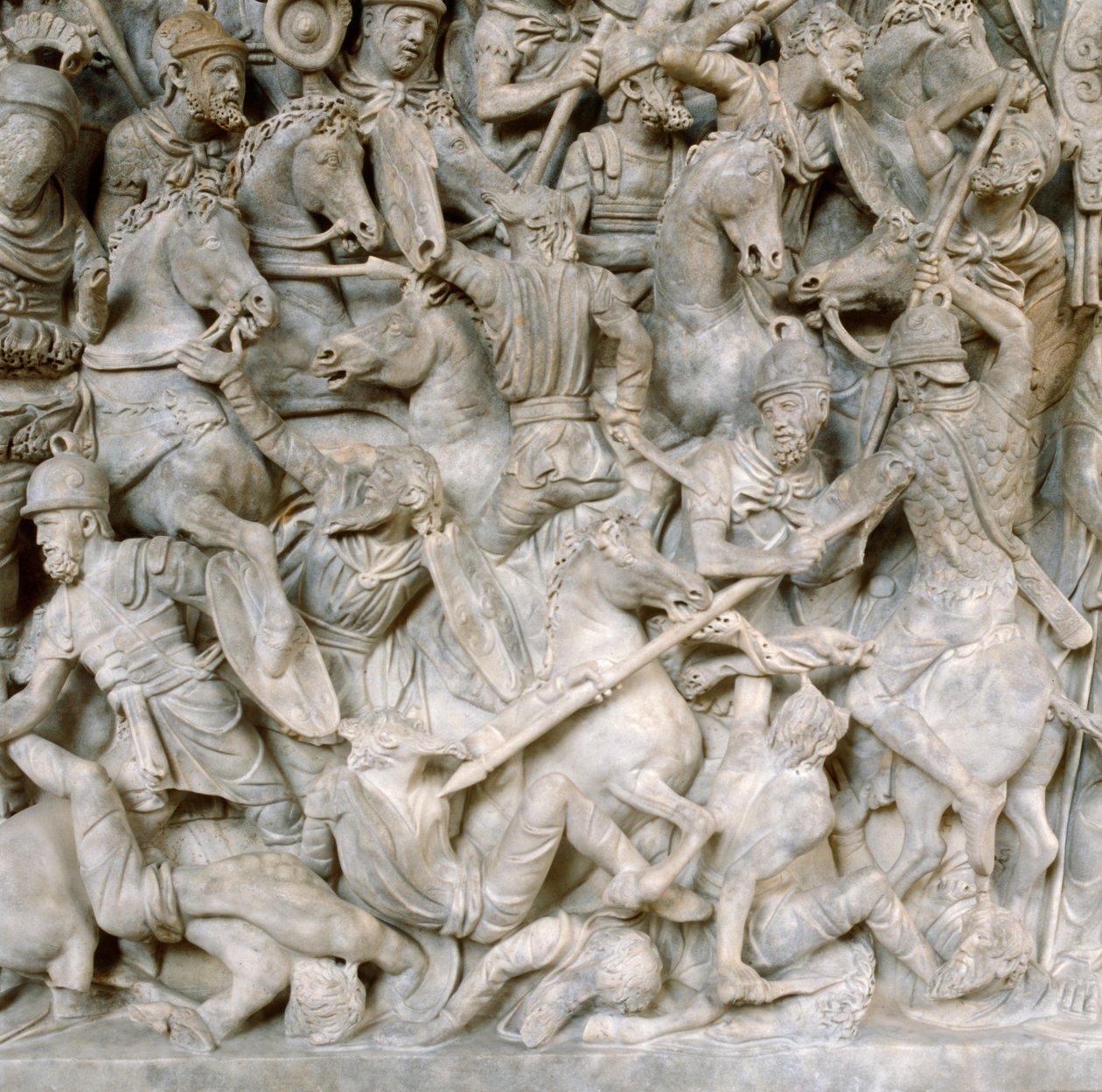 Romans in Battle Against the Barbarians by Unbekannt