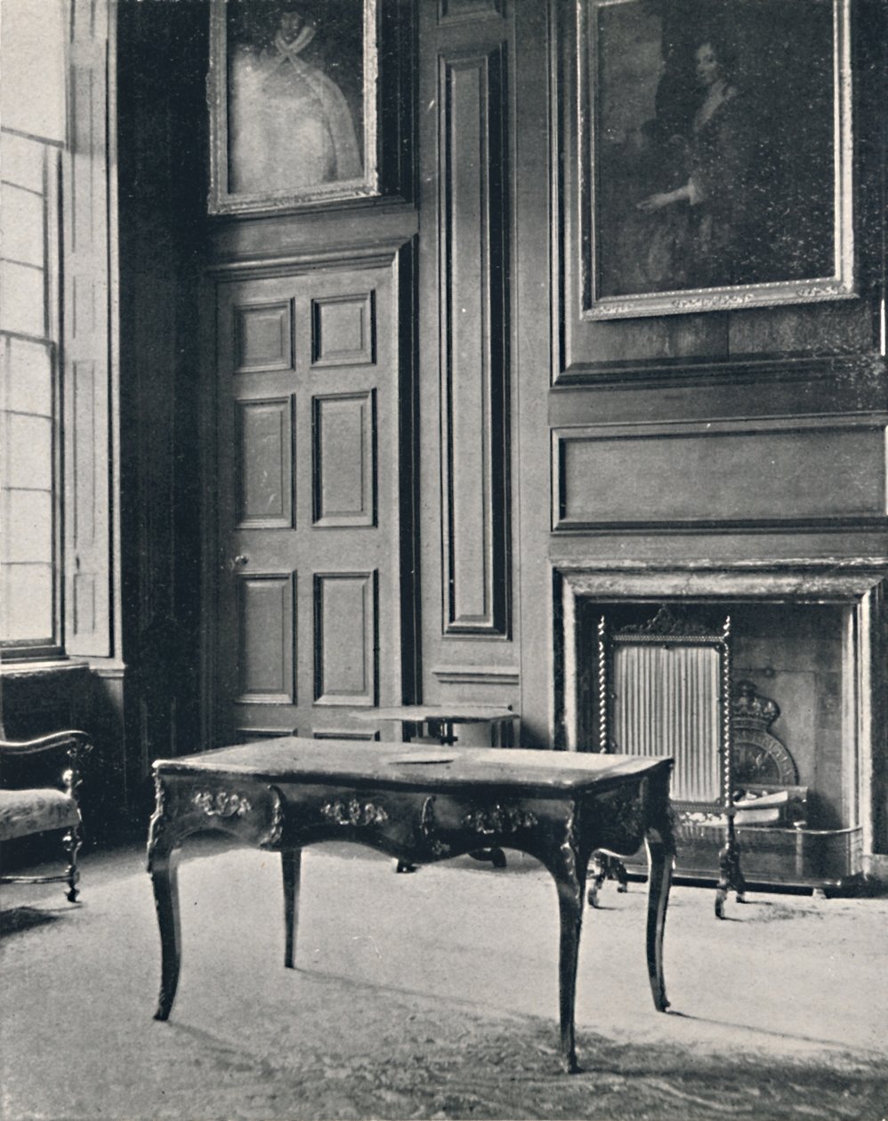 Room at Boughton House, with Chimney-Piece of the Early 18th Century by Unbekannt